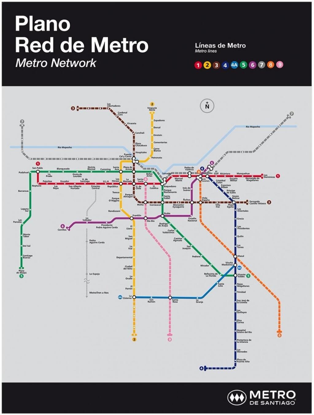 Línea 8 Y 9 Del Metro De Santiago Conoce En Qué Etapa Se Encuentran